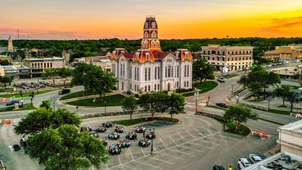 Sunset On The Square – Downtown Weatherford